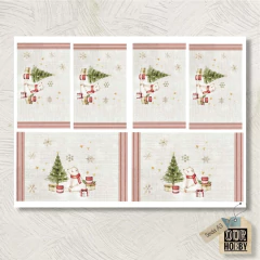 Papel de seda A3 Navideño 030