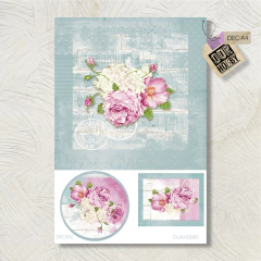 Papel decoupage A4 002