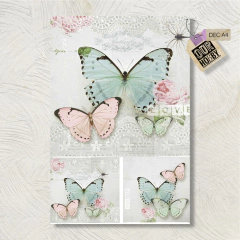 Papel decoupage A4 050