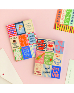 Set x2 libretas "Lila y fucsia" en internet