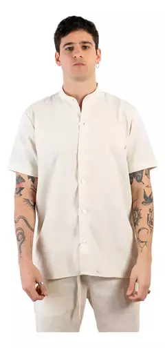 CAMISA MANGA CORTA CUELO MAO DE LINO en internet