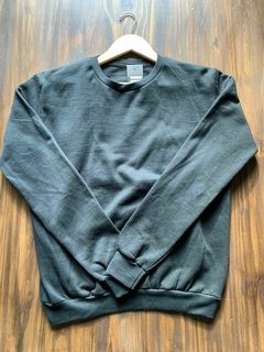 Buzo cuello redondo frisado NEGRO - Pantaleon streetwear