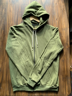 Imagen de Campera frisada de algodón VERDE MILITAR