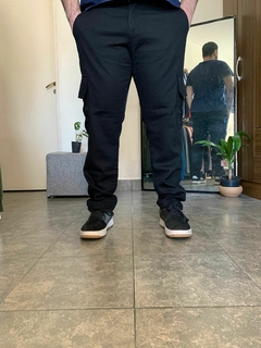 PANTALÓN CARGO MICHIGAN NEGRO - Pantaleon streetwear