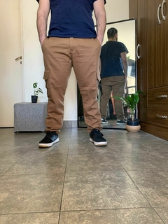 PANTALÓN CARGO MICHIGAN CAMEL - Pantaleon streetwear