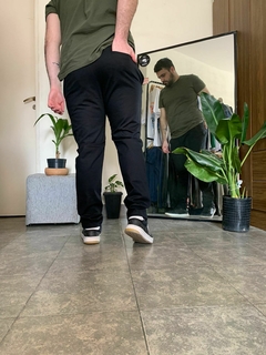 PANTALÓN CORTE CHINO MICHIGAN NEGRO - Pantaleon streetwear