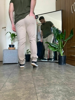 PANTALÓN CORTE CHINO MICHIGAN BEIGE - Pantaleon streetwear