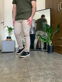 PANTALÓN CORTE CHINO MICHIGAN BEIGE - tienda online