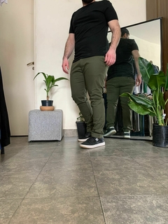 PANTALÓN CORTE CHINO MICHIGAN VERDE - tienda online