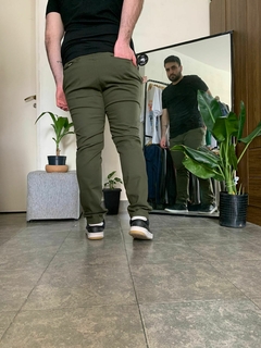 PANTALÓN CORTE CHINO MICHIGAN VERDE - Pantaleon streetwear