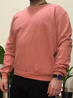 Buzo cuello redondo frisado ROSA en internet