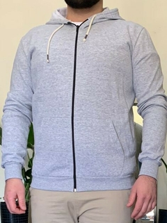 Campera frisada de algodón GRIS en internet