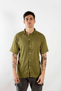 Imagen de CAMISA MANGA CORTA CUELO MAO DE LINO