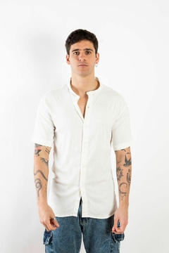 CAMISA MANGA CORTA CUELO MAO DE LINO