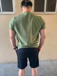COMBO 3 REMERAS CLASICAS LISAS. (VERDE MILITAR, BORDO, AZUL) - Pantaleon streetwear