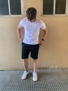 Remera Pantaleon clasica lisa BLANCA - comprar online