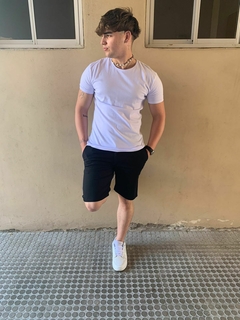 Imagen de Remera Pantaleon clasica lisa BLANCA