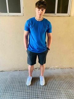 Imagen de Remera Pantaleon clasica lisa AZUL FRANCIA