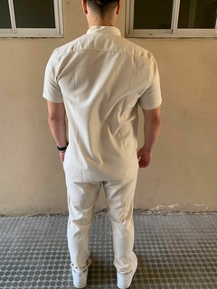 CAMISA MILAN MANGA CORTA CUELO MAO DE LINO en internet