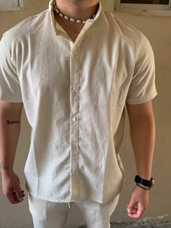 CAMISA MILAN MANGA CORTA CUELO MAO DE LINO