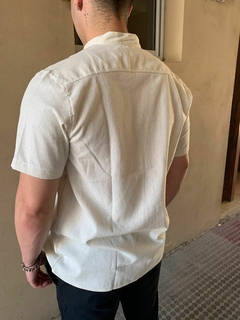 CAMISA MILAN MANGA CORTA CUELO MAO DE LINO - comprar online