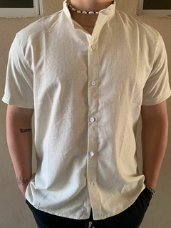 CAMISA MILAN MANGA CORTA CUELO MAO DE LINO - comprar online