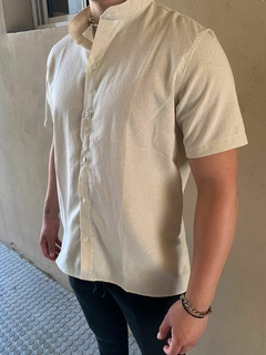 CAMISA MILAN MANGA CORTA CUELO MAO DE LINO - tienda online