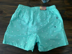 SHORT DE BAÑO SWIM CELESTE CON LUNARES (Talle M, XXL) en internet