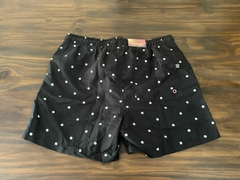 SHORT DE BAÑO SWIM NEGRO CON LUNARES (Talle M) - comprar online