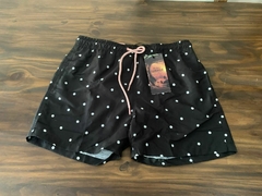 SHORT DE BAÑO SWIM NEGRO CON LUNARES (Talle M) - Pantaleon streetwear