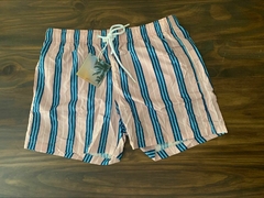 SHORT DE BAÑO SWIM ROSA RALLADO (Talle L) - comprar online