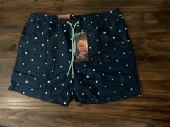SHORT DE BAÑO SWIM AZUL MARINO CON LUNARES (Talle XL) - comprar online