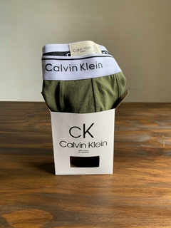 Bóxer Calvin Klein Verde Militar - comprar online