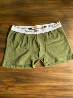 Bóxer Calvin Klein Verde Militar - Pantaleon streetwear