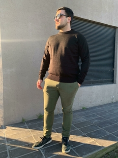 PANTALÓN CORTE CHINO MICHIGAN VERDE - comprar online