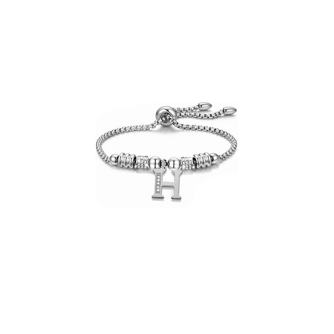 Pulsera: Letra personalizada H