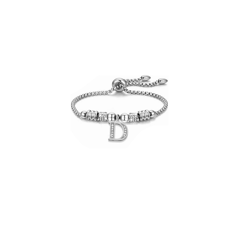 Pulsera: Letra personalizada D