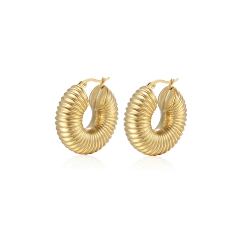 Aretes Hoops de oruga