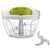 Mini processador manual 400ml da retalhadora do alimento com 3 curvas das lâmin - comprar online