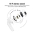 Fone de ouvido prosmart original, sem fio, controle por toque, bluetooth 5, espo