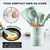 Conjunto de utensílios de cozinha de silicone panelas antiaderentes para cozinh