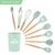 Conjunto de utensílios de cozinha de silicone panelas antiaderentes para cozinh - comprar online