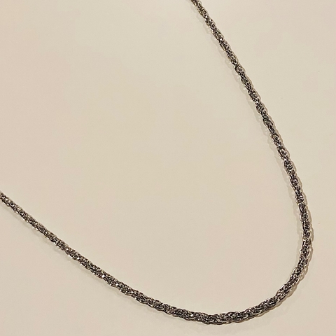 Colar Singapura média 60cm Aço Cirúrgico (MASC1088)