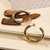 Brinco Argola Média Lisa 4mm banho ouro 18k (ARG1237)