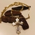 Colar Piastrine médio 60cm c/ crucifixo banho ouro 18k (MASC1080) - comprar online