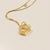 Colar Estrela banho ouro 18k (CL1004)