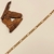 Pulseira Piastrine 3x1 3,5mm banho ouro 18k (MASC1120) - comprar online