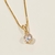Colar Ponto de luz banho ouro 18k (CL1008) - comprar online