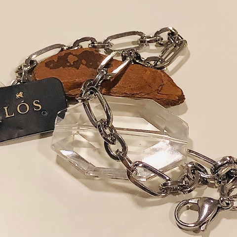 Pulseira Piastrine 5mm Aço Cirúrgico (MASC1113)