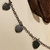 Pulseira infantil 13cm 6 corações maciço Aço Cirúrgico (PUL1097i) - comprar online